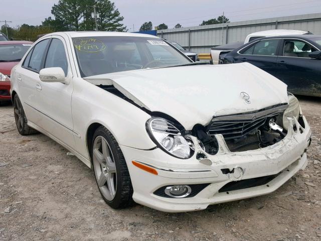 WDBUF56X69B427846 - 2009 MERCEDES-BENZ E 350 WHITE photo 1