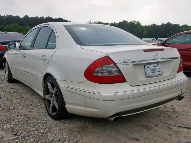 WDBUF56X69B427846 - 2009 MERCEDES-BENZ E 350 WHITE photo 3