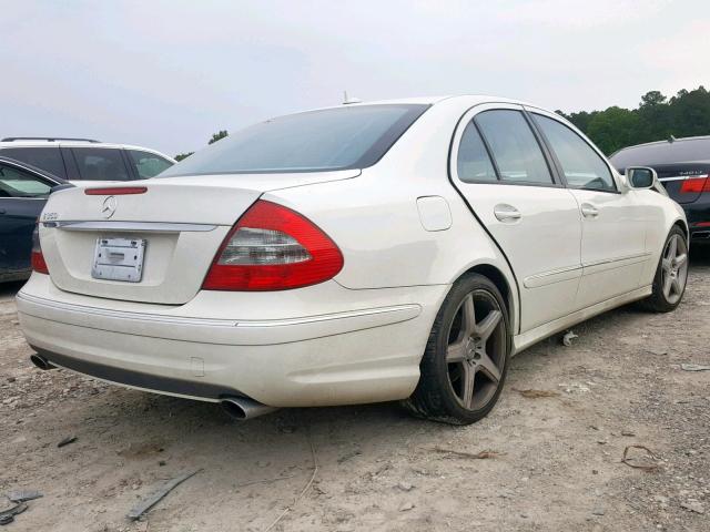 WDBUF56X69B427846 - 2009 MERCEDES-BENZ E 350 WHITE photo 4