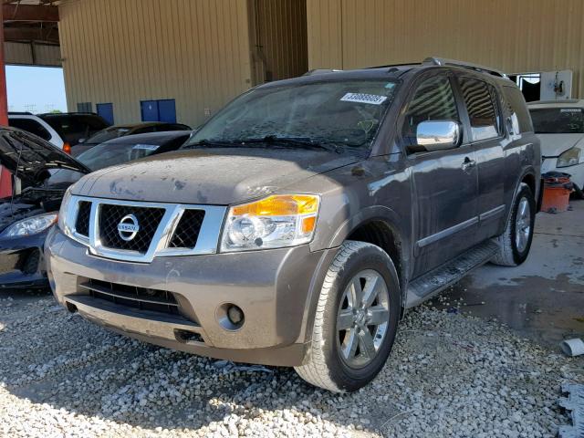 5N1AA0NE8BN617895 - 2011 NISSAN ARMADA PLA CHARCOAL photo 2