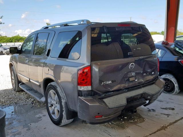 5N1AA0NE8BN617895 - 2011 NISSAN ARMADA PLA CHARCOAL photo 3