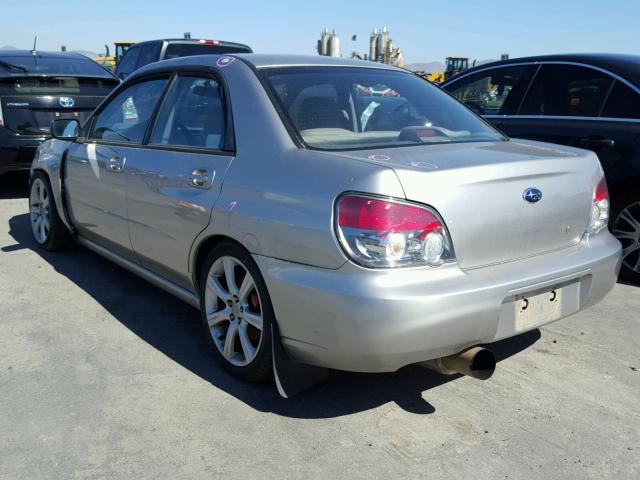 JF1GD79616G508339 - 2006 SUBARU IMPREZA WR SILVER photo 3