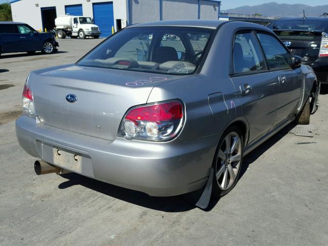 JF1GD79616G508339 - 2006 SUBARU IMPREZA WR SILVER photo 4