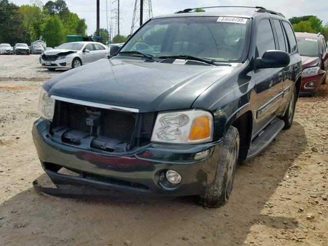 1GKDT13S932327344 - 2003 GMC ENVOY GREEN photo 2