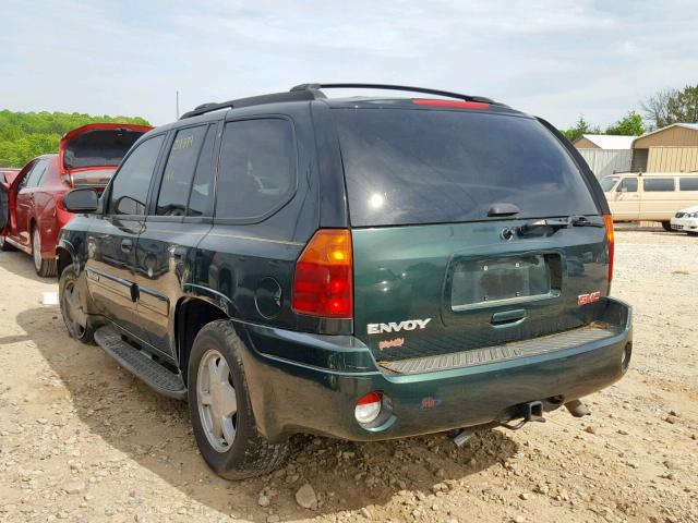 1GKDT13S932327344 - 2003 GMC ENVOY GREEN photo 3