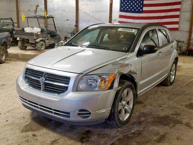 1B3CB4HA4AD664034 - 2010 DODGE CALIBER SX SILVER photo 2