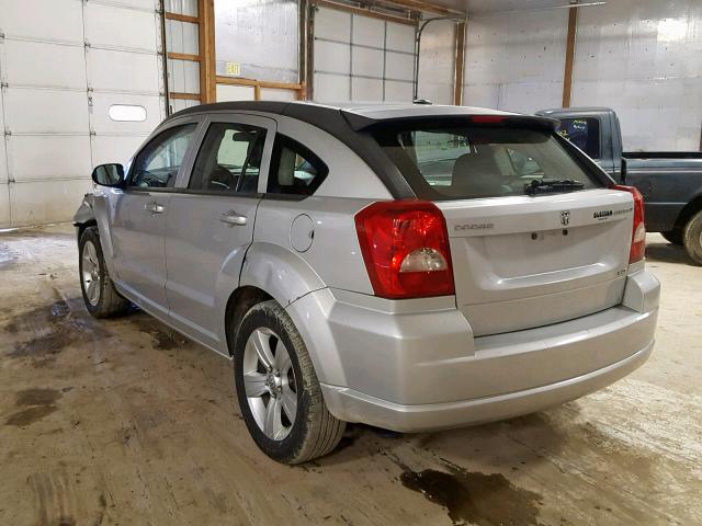 1B3CB4HA4AD664034 - 2010 DODGE CALIBER SX SILVER photo 3