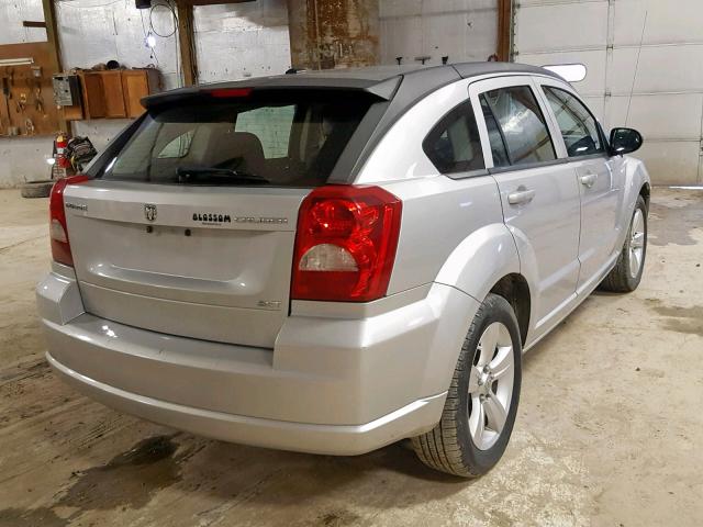 1B3CB4HA4AD664034 - 2010 DODGE CALIBER SX SILVER photo 4