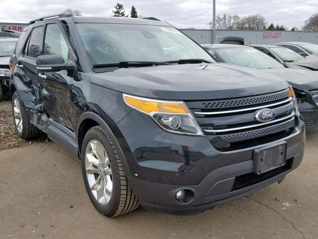 1FM5K8F84EGA04882 - 2014 FORD EXPLORER L BLACK photo 1