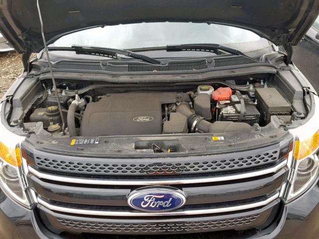 1FM5K8F84EGA04882 - 2014 FORD EXPLORER L BLACK photo 7