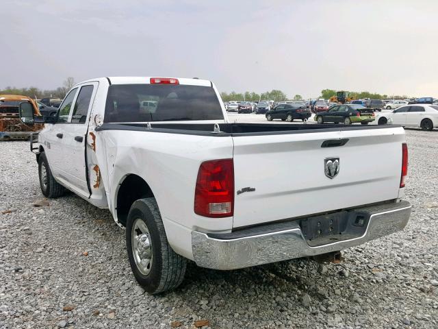 3C63D2GLXCG125768 - 2012 DODGE RAM 3500 S WHITE photo 3