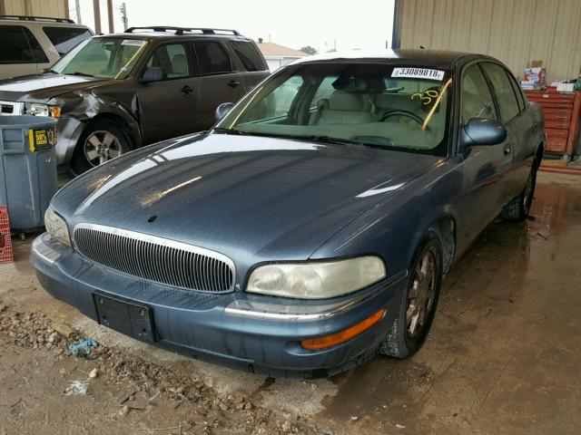 1G4CW54K314235681 - 2001 BUICK PARK AVENU BLUE photo 2