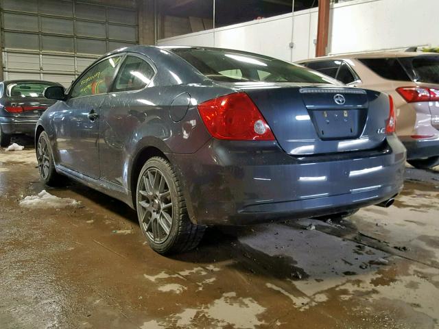 JTKDE177170219502 - 2007 TOYOTA SCION TC CHARCOAL photo 3