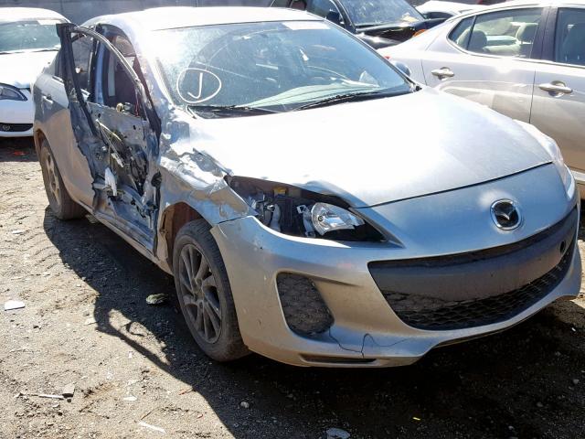 JM1BL1V76C1610110 - 2012 MAZDA 3 I GRAY photo 1