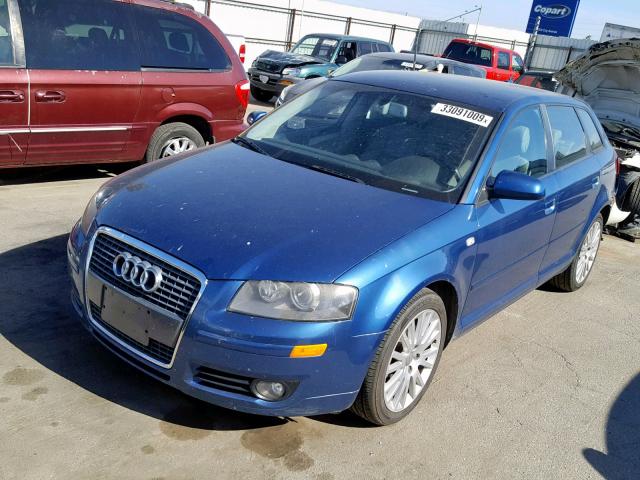 WAUNF98P77A036893 - 2007 AUDI A3 2.0 PRE BLUE photo 2