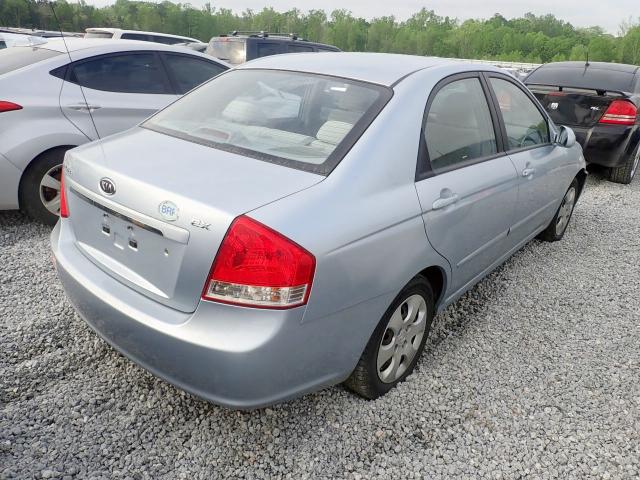 KNAFE121275445731 - 2007 KIA SPECTRA EX BLUE photo 4