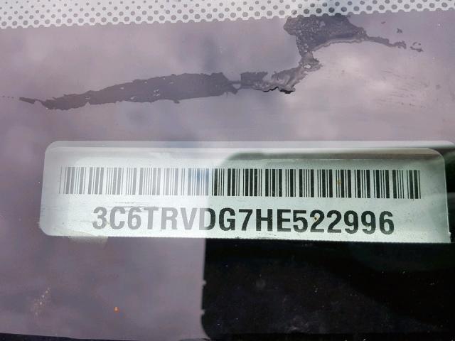 3C6TRVDG7HE522996 - 2017 RAM PROMASTER 白色 照片 10