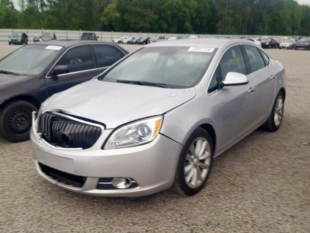 1G4PR5SK0D4105020 - 2013 BUICK VERANO CON SILVER photo 2