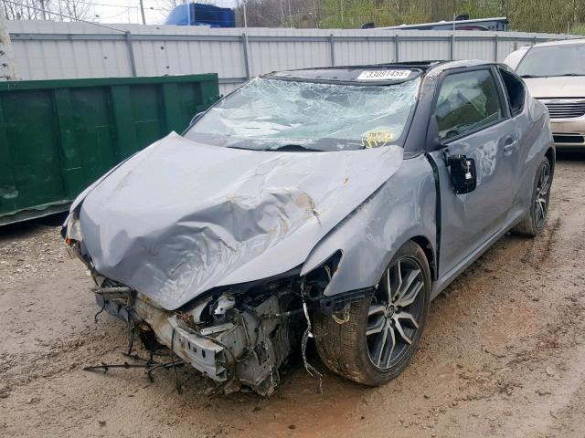 JTKJF5C73E3070020 - 2014 TOYOTA SCION TC 灰色 照片 2