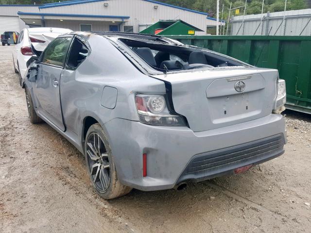 JTKJF5C73E3070020 - 2014 TOYOTA SCION TC 灰色 照片 3