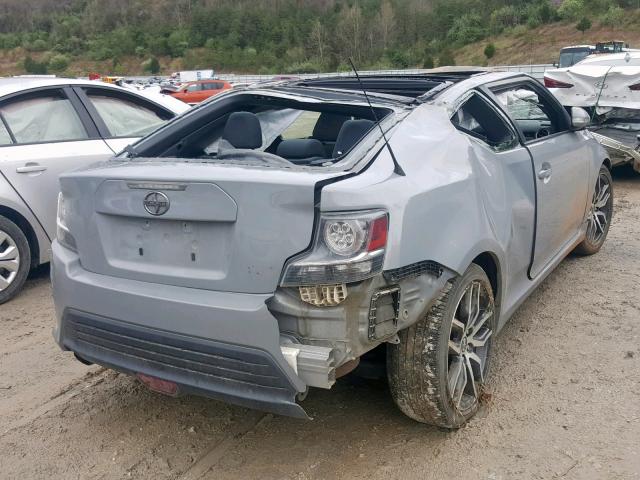 JTKJF5C73E3070020 - 2014 TOYOTA SCION TC 灰色 照片 4