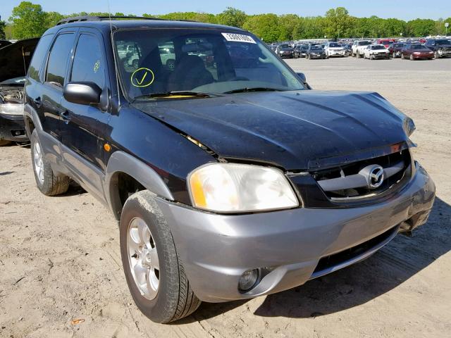 4F2YU08111KM02037 - 2001 MAZDA TRIBUTE LX BLACK photo 1