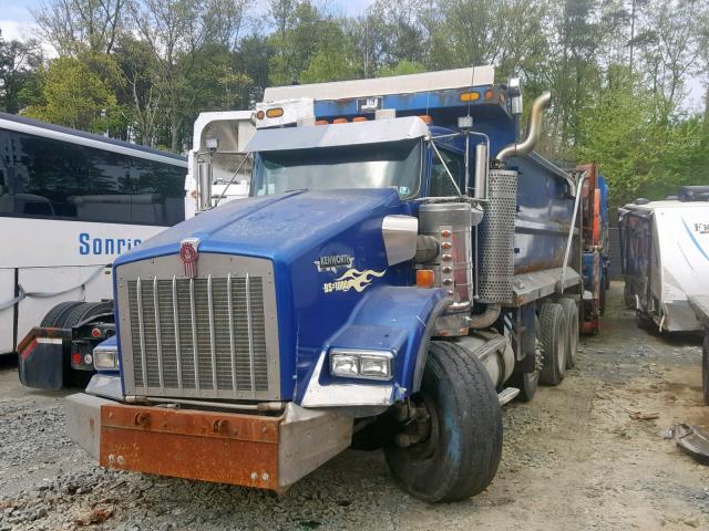 1NKDX4EX76J146102 - 2006 KENWORTH CONSTRUCTI BLUE photo 2