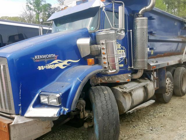 1NKDX4EX76J146102 - 2006 KENWORTH CONSTRUCTI BLUE photo 9