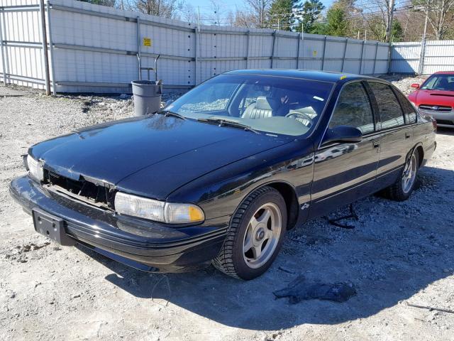 1G1BL52P4TR171026 - 1996 CHEVROLET IMPALA SS BLACK photo 2