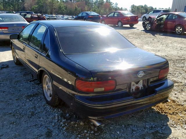 1G1BL52P4TR171026 - 1996 CHEVROLET IMPALA SS BLACK photo 3