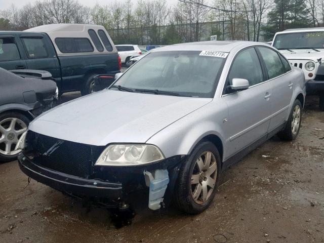 WVWTH63B83P202778 - 2003 VOLKSWAGEN PASSAT GLX SILVER photo 2