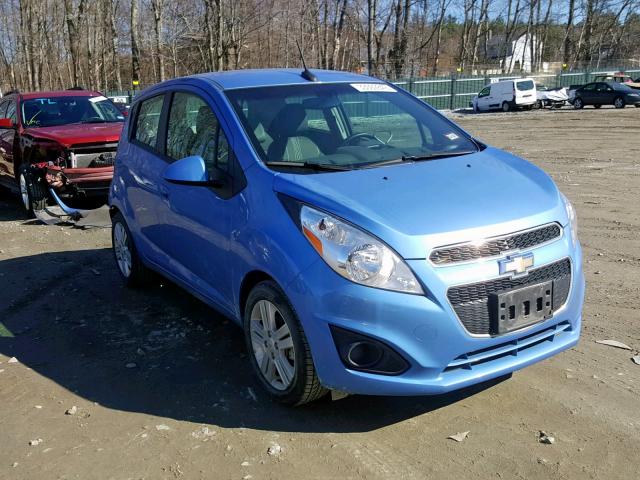 KL8CD6S9XEC422162 - 2014 CHEVROLET SPARK 1LT BLUE photo 1