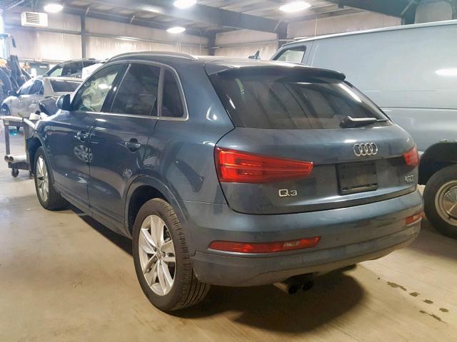 WA1JCCFSXHR006170 - 2017 AUDI Q3 PREMIUM BLUE photo 3