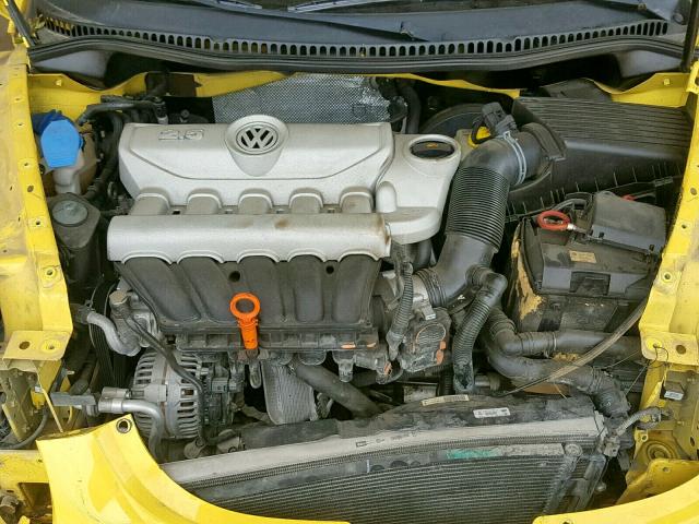 3VWSW31CX6M402631 - 2006 VOLKSWAGEN NEW BEETLE ყვითელი ფოტო 7