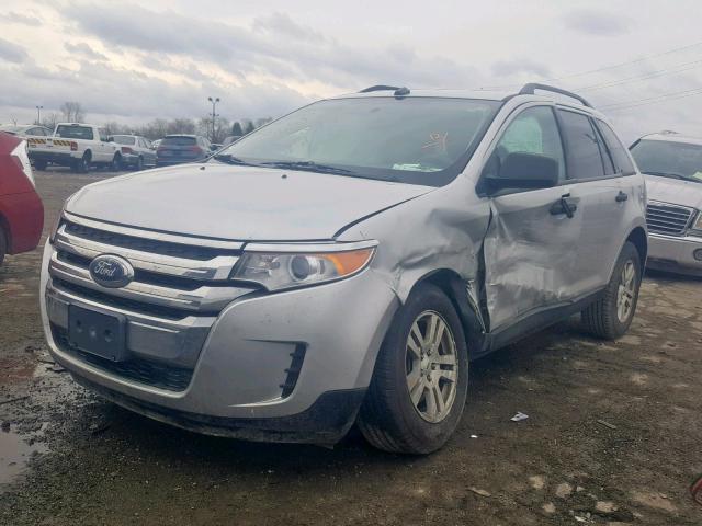 2FMDK3GC8BBA51823 - 2011 FORD EDGE SE SILVER photo 2