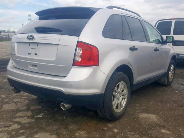 2FMDK3GC8BBA51823 - 2011 FORD EDGE SE SILVER photo 4