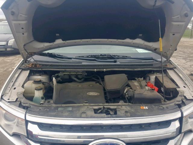 2FMDK3GC8BBA51823 - 2011 FORD EDGE SE SILVER photo 7