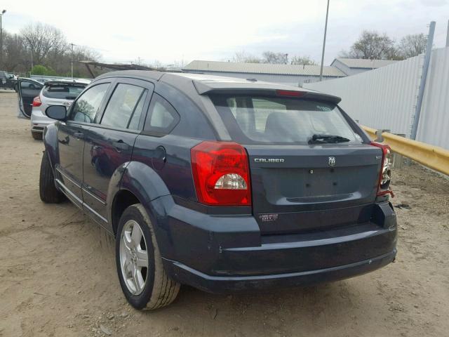 1B3HB48B28D756218 - 2008 DODGE CALIBER SX BLUE photo 3