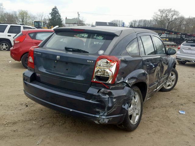 1B3HB48B28D756218 - 2008 DODGE CALIBER SX BLUE photo 4