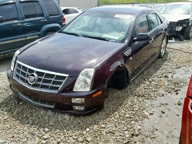 1G6DW67V380117459 - 2008 CADILLAC STS PURPLE photo 2