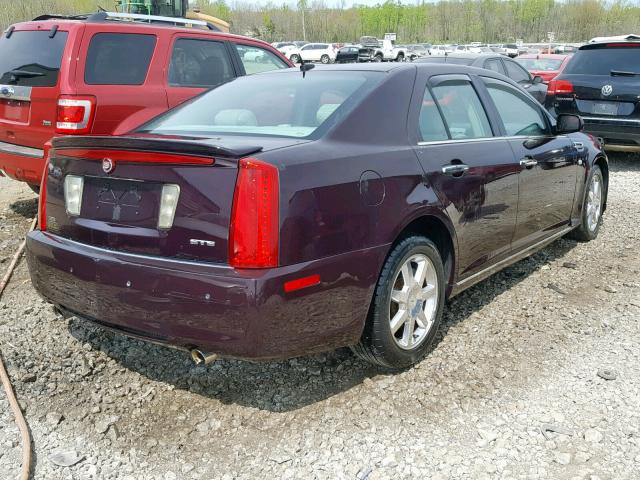 1G6DW67V380117459 - 2008 CADILLAC STS PURPLE photo 4