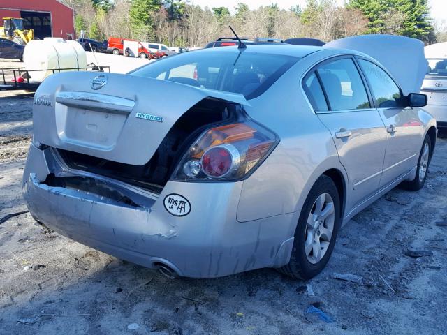 1N4CL21E59C166221 - 2009 NISSAN ALTIMA HYB SILVER photo 4