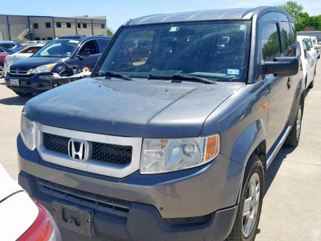 5J6YH1H3XAL000615 - 2010 HONDA ELEMENT LX GRAY photo 2