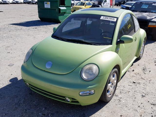 3VWCK21CX3M422528 - 2003 VOLKSWAGEN NEW BEETLE Grün Foto 2