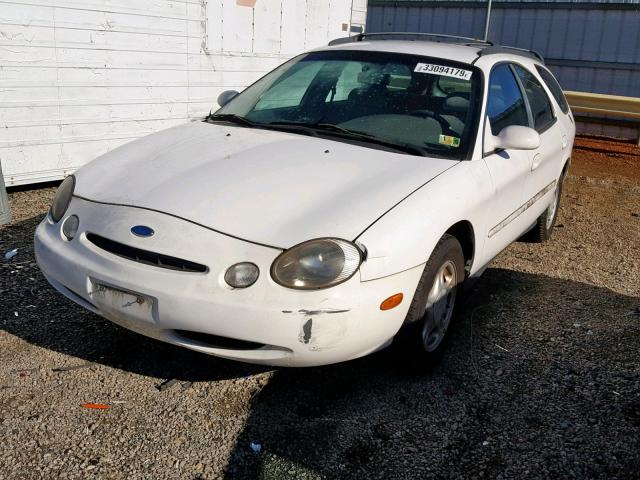 1FALP57U6VA150359 - 1997 FORD TAURUS GL WHITE photo 2