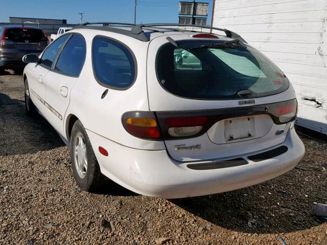 1FALP57U6VA150359 - 1997 FORD TAURUS GL WHITE photo 3