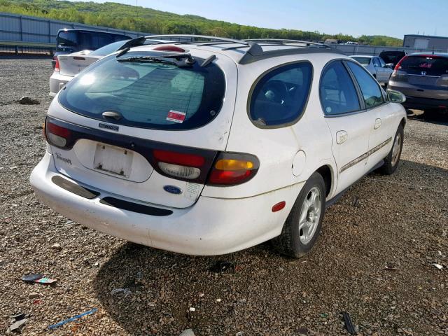 1FALP57U6VA150359 - 1997 FORD TAURUS GL WHITE photo 4