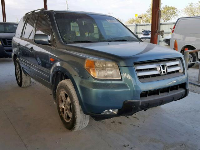 5FNYF28378B004202 - 2008 HONDA PILOT SE BLUE photo 1