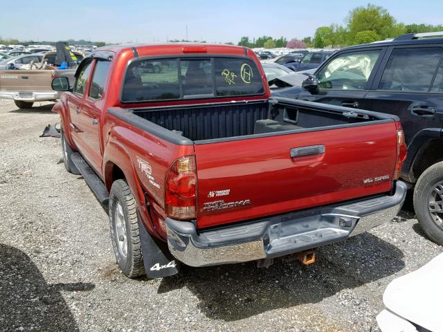 5TELU42N18Z522746 - 2008 TOYOTA TACOMA DOU 红色 照片 3