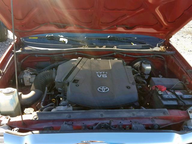 5TELU42N18Z522746 - 2008 TOYOTA TACOMA DOU 红色 照片 7